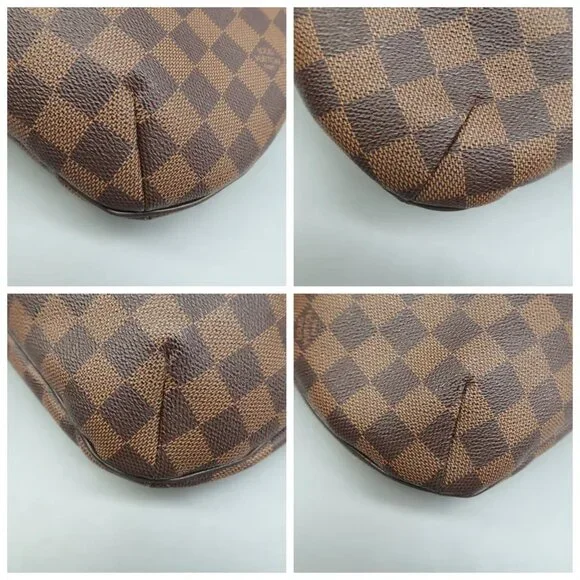 100% Authentic Louis Vuitton Bloomsbury Brown Damier Ebene Canvas Shoulder Bag - Picture 5 of 12